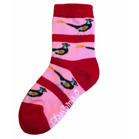 ShuttleSocks pink and red 6-8.5